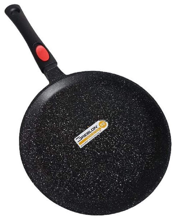 Cflagrant® Pfanne für Crepes/Blinis, 28 cm, für alle Herde, auch Induktionsherd, ohne PFOA, Kochen o