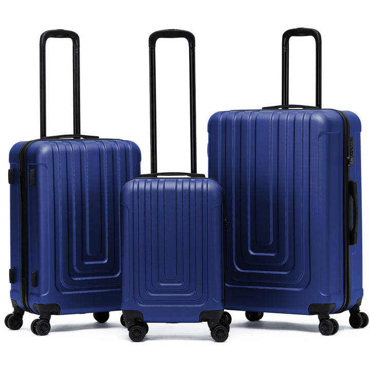 Flight Knight Premium Lightweight Suitcase - TSA-Schloss Mit USB-Anschluss - 8 Spinner-Rader - ABS-H