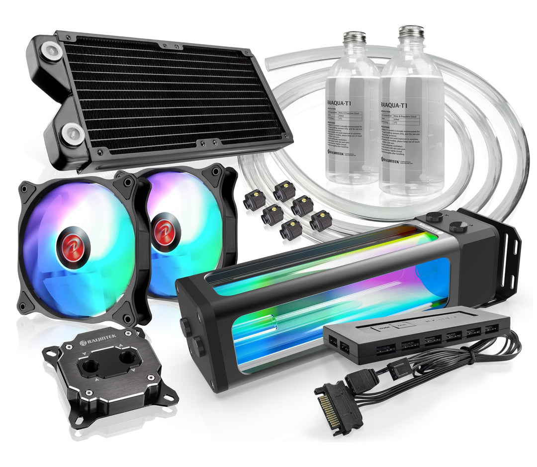 Raijintek Scylla Elite CA240 Wasserkühlungs-Set, Water Cooling Kit, All-in-one Liquid CPU Cooler Kit