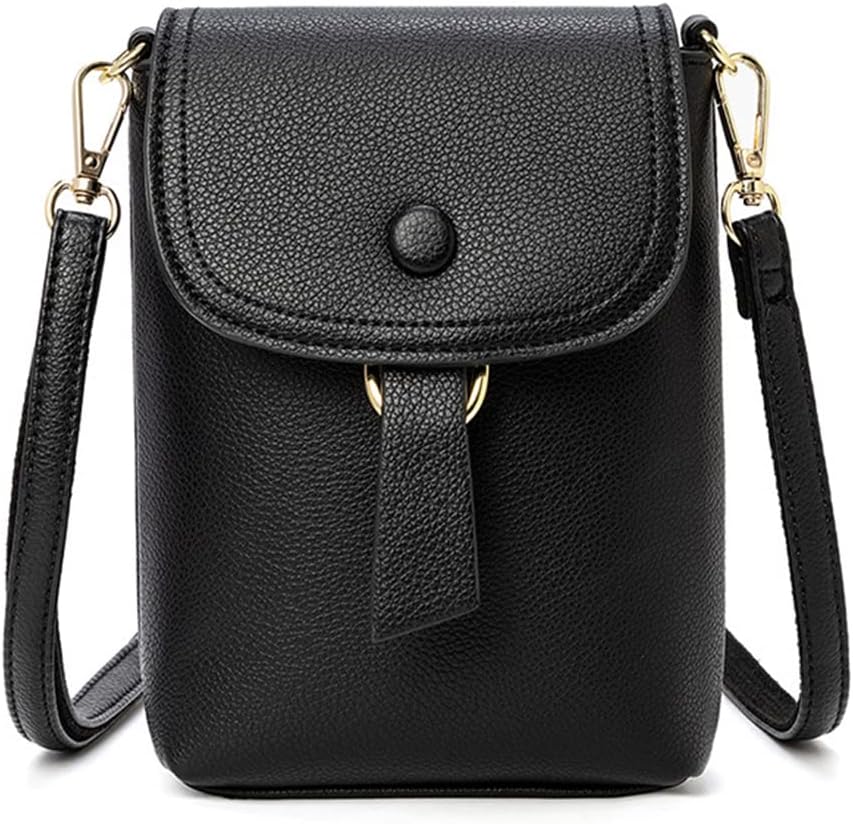 PORRASSO Mode Handy Umhängetasche Damen Handytasche Mädchen Min Schultertasche PU Geldbörse Crossbod