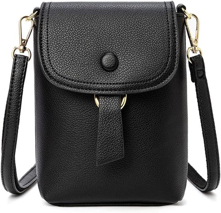 PORRASSO Mode Handy Umhängetasche Damen Handytasche Mädchen Min Schultertasche PU Geldbörse Crossbod