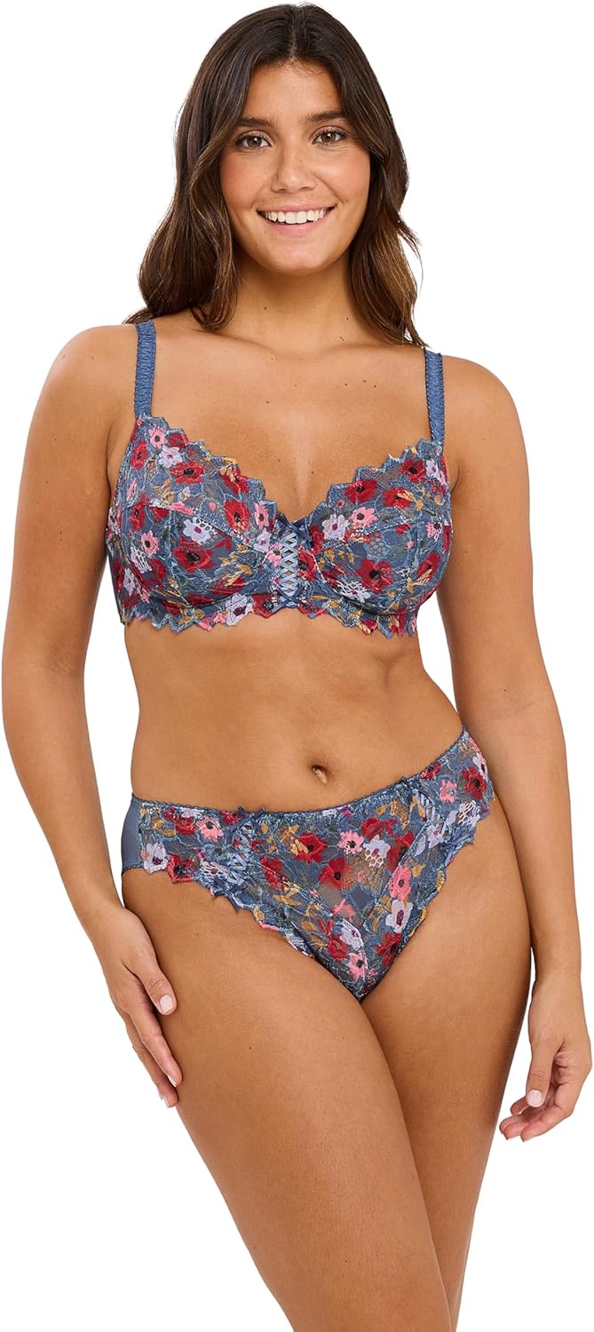 Sans Complexe Damen Arum Mosaic_709212 Klassischer Bügel-BH (1er Pack) 75C Blau, 75C Blau