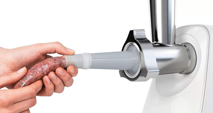 Bosch Fleischwolf mit Einer Leistung von 350W MFW2515W, 350, Stainless Steel, 17 kilograms, Weiss