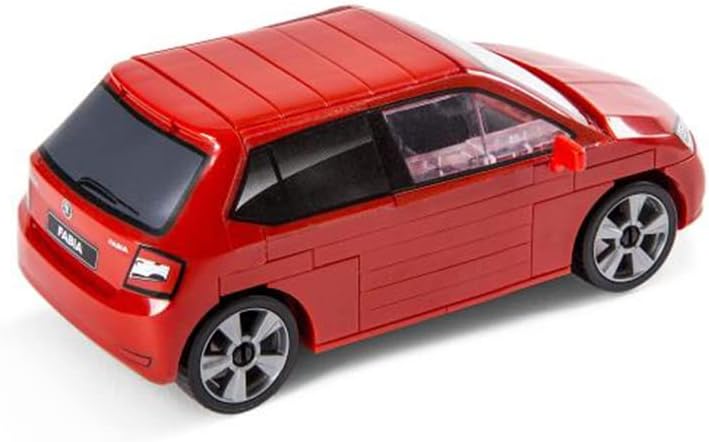 Skoda 6V0087558 Modellauto Fabia Miniatur, Massstab 1:35, rot