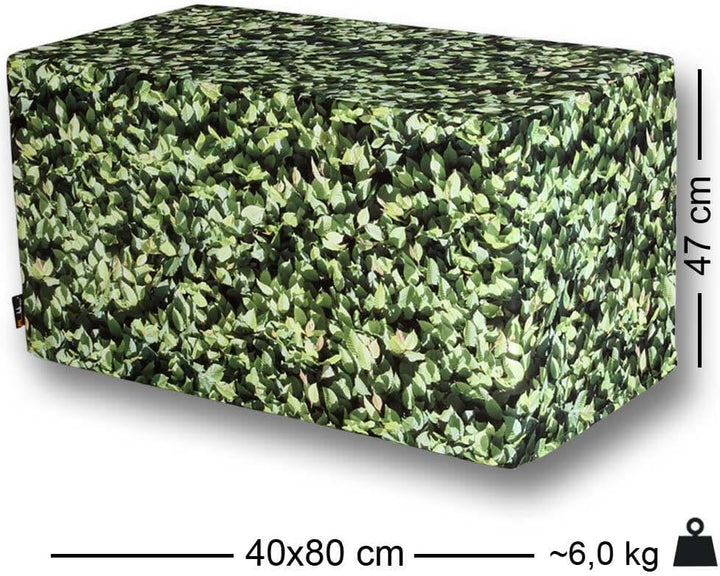 MeroWings Outdoor Sitzbank Hainbuche Textil Digitaler Fotorealistischer Druck - mit Acryltablett
