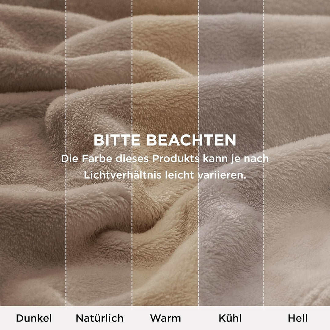 BEDSURE Kuscheldecke Flauschig Decke Fleecedecke - Wohndecke Warm Winter Weich, Sofadecke Kleine, De