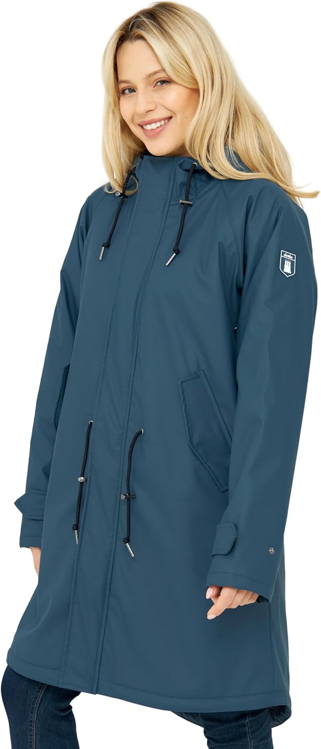 derbe Damen Regenjacke Friese Tidaholm 38 orion blue/navy, 38 orion blue/navy