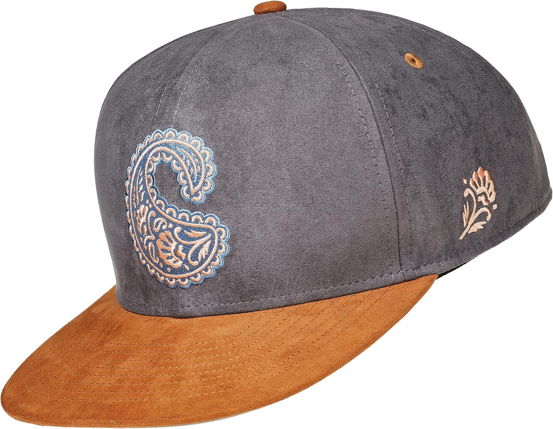 Cadency® Snapback Cap Paisley, Grau, Unisex, Grössenverstellbar