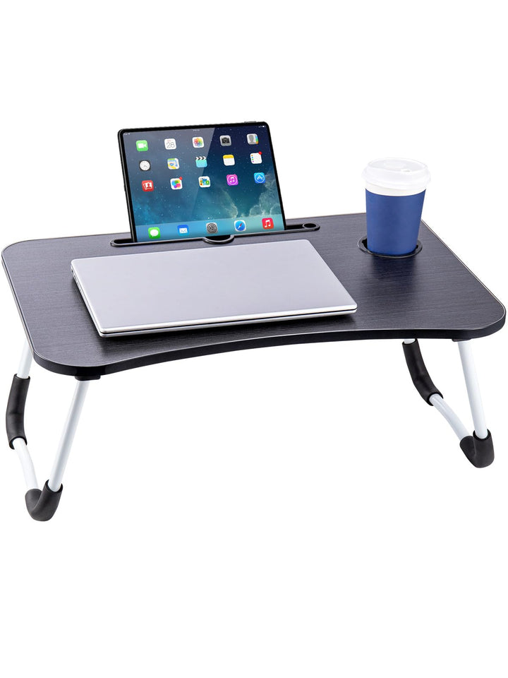 Youyijia Laptoptisch Betttablett Tablet-Ständer & Becherhalter – Laptop Tisch für Bett, Sofa & Boden