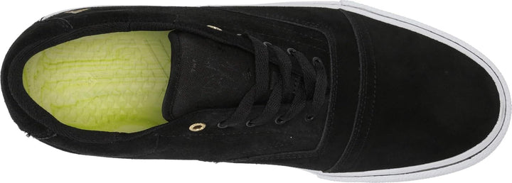 Emerica Herren Anbieter Skate-Schuh 41 EU Schwarz Weiss Goldfarben, 41 EU Schwarz Weiss Goldfarben