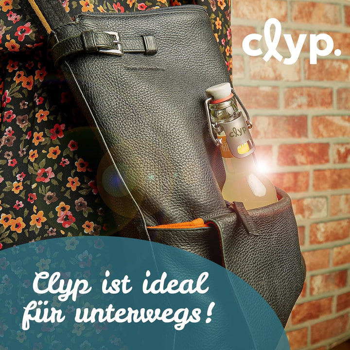 clyp 2 in 1 - Original Flaschenverschluss mit integriertem Flaschenöffner - vielseitig einsetzbar au