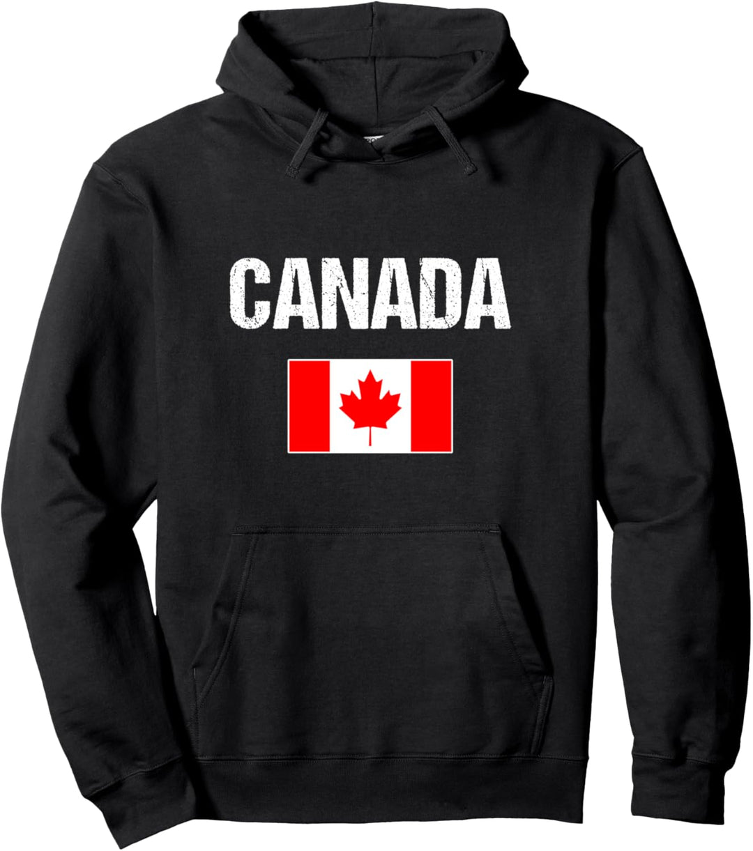 Kanada Hoodie Ahornblatt Kanadische Geschenk Kanada Flagge Pullover Hoodie