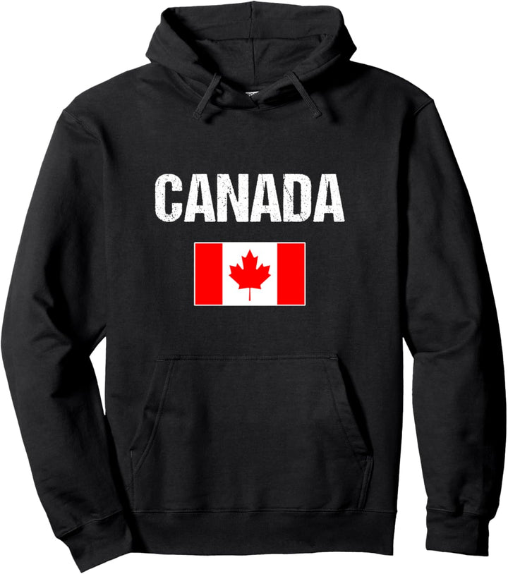 Kanada Hoodie Ahornblatt Kanadische Geschenk Kanada Flagge Pullover Hoodie