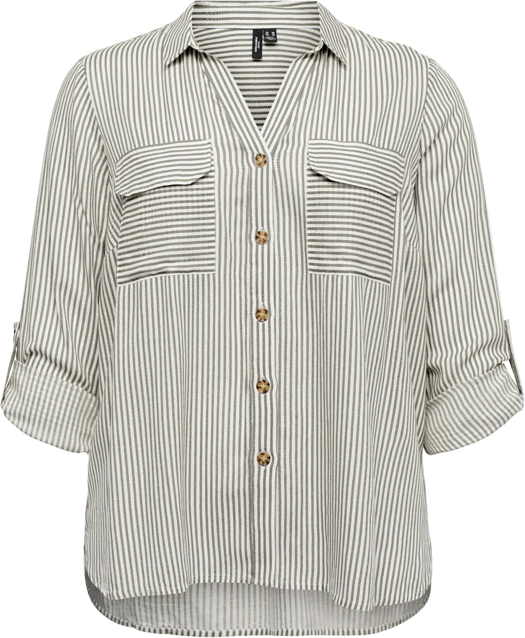 Vero Moda Female Hemd VMCBUMPY Hemd 44 Grosse Grössen Snow White, 44 Große Größen Sno