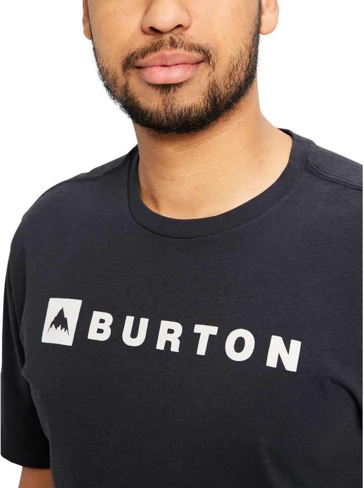 Burton Herren Horizontal Mountain T-Shirt (1er Pack) M True Black, M True Black