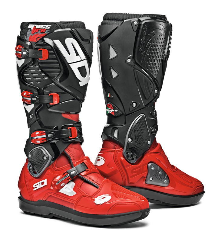 Sidi Fire3wsrs Herren STIEFEL 43 EU Red Black, 43 EU Red Black