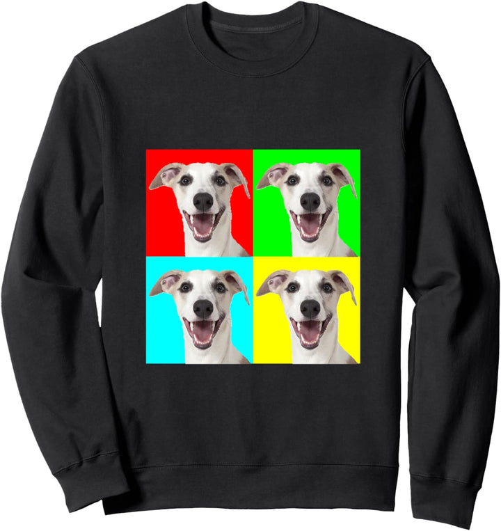 Pop Art Dog Whippet Sweatshirt