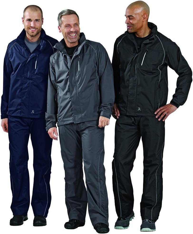 Planam Grösse M Herren Outdoor Regen Monsun Jacke grau Modell 1472