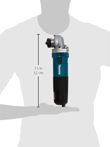 Makita Winkelschleifer 125 mm, 9565CVR mit Konstantelektronik und einstellbarer Drehzahl, mit Konsta