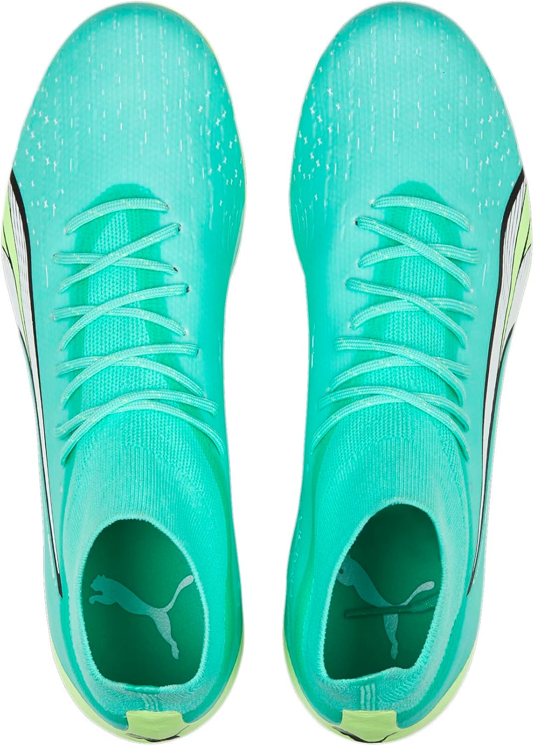 Puma Herren Ultra Pro Fg/AgFussballschuh 40.5 EU Electric Peppermint Puma White Fast Yellow, 40.5 EU