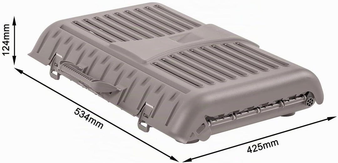 Rotho Toby Faltbare Transportbox für Katzen, kleine Hunde und Kleintiere, Kunststoff (PP) BPA-frei,