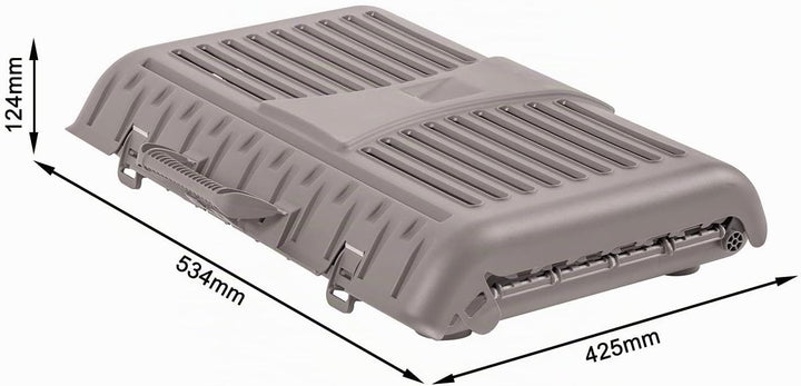 Rotho Toby Faltbare Transportbox für Katzen, kleine Hunde und Kleintiere, Kunststoff (PP) BPA-frei,