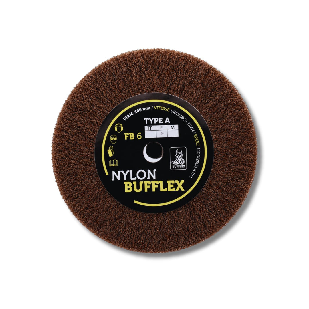 BUFFLEX FB6 Satinbürste, feine Körnung, 100 x 25 mm