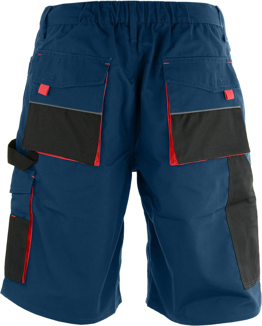 Reis Kurze Arbeitshosen Herren mit Werkzeugtasche - Arbeitsshorts für Garten, Werkstatt und Arbeit,