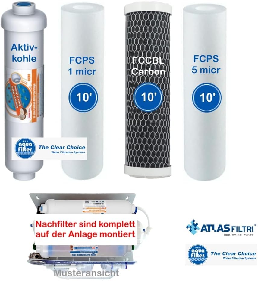 Umkehr-Osmoseanlage 1000 GPD Ultimate PLUS Basic direct flow kein Tank nötig Umkehrosmosewasserfilte