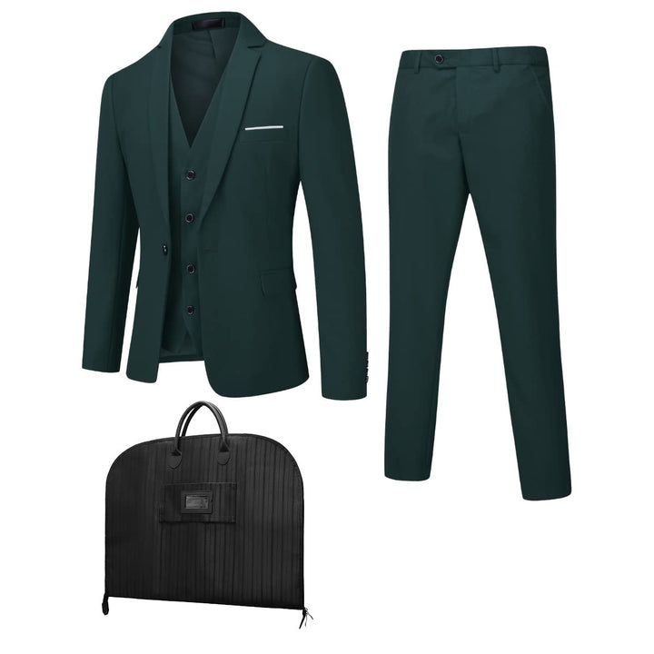 Cloudstyle Anzug Herren Anzüge 4 Teilig Staubbeutel Herrenanzug Business Sakko Hose Weste Anzugtasch