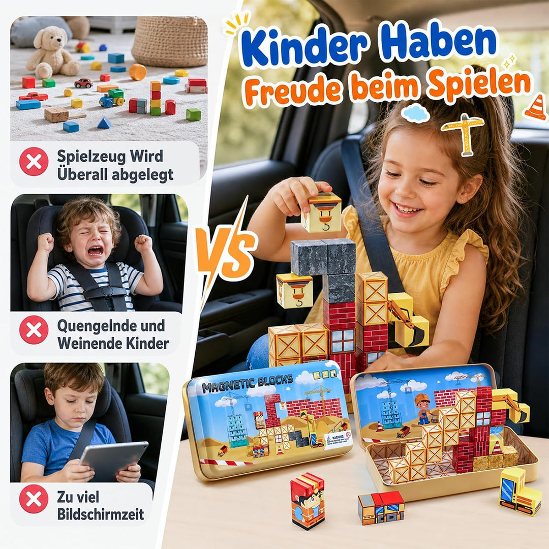 35 Teile Sensorische Magnetische Bausteine für Kinder von 3 bis 10 Jahren 35 Teile Magnetische Baust