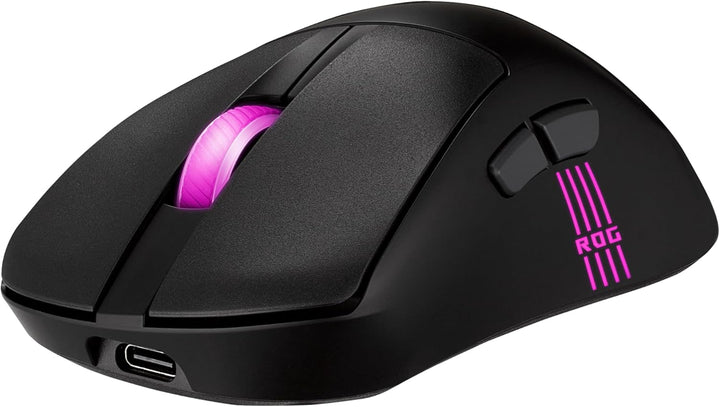ASUS ROG Keris II Origin Wireless RGB Gaming-Maus (ergonomisch, FPS Esport 65g leicht, ROG AimPoint