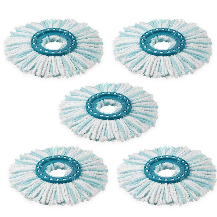 5 Stück Ersatzkopf für Leifheit Clean Twist Disc Mop Micro Set,2-Faser-System für Leifheit Clean Twi