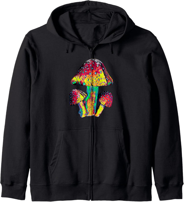 Pilze Kapuzenjacke