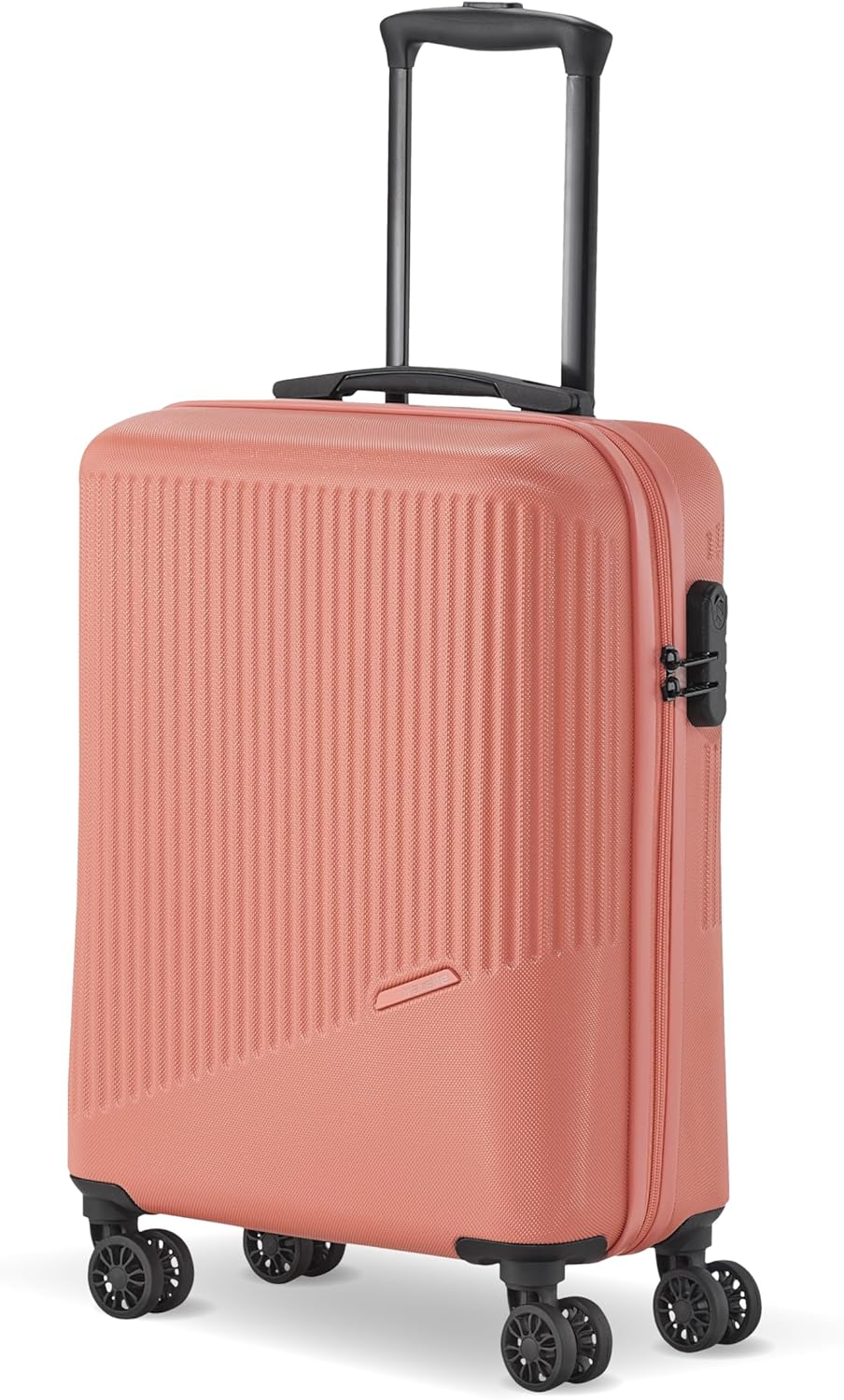travelite 4-Rad Handgepäck Koffer klein 37 Liter, Gepäck Serie BALI: ABS Hartschalen Trolley erfüllt