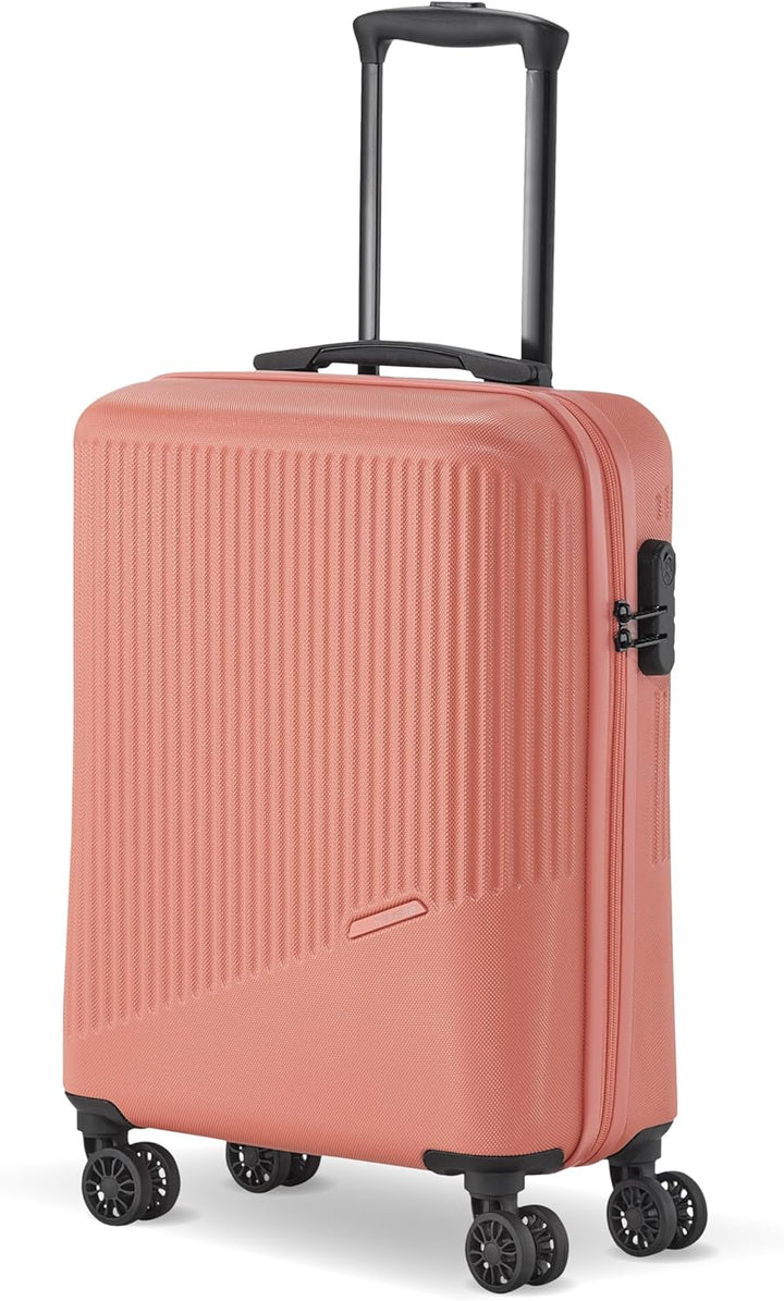 travelite 4-Rad Handgepäck Koffer klein 37 Liter, Gepäck Serie BALI: ABS Hartschalen Trolley erfüllt