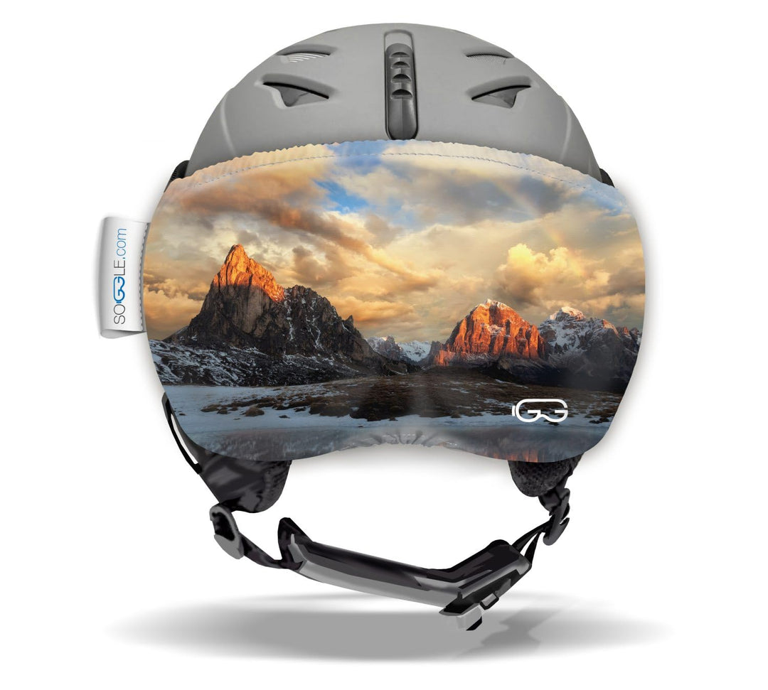 Soggle Vizor Visier Schutz für Visierhelme (Skihelme) Vizor Dolomiten, Vizor Dolomiten
