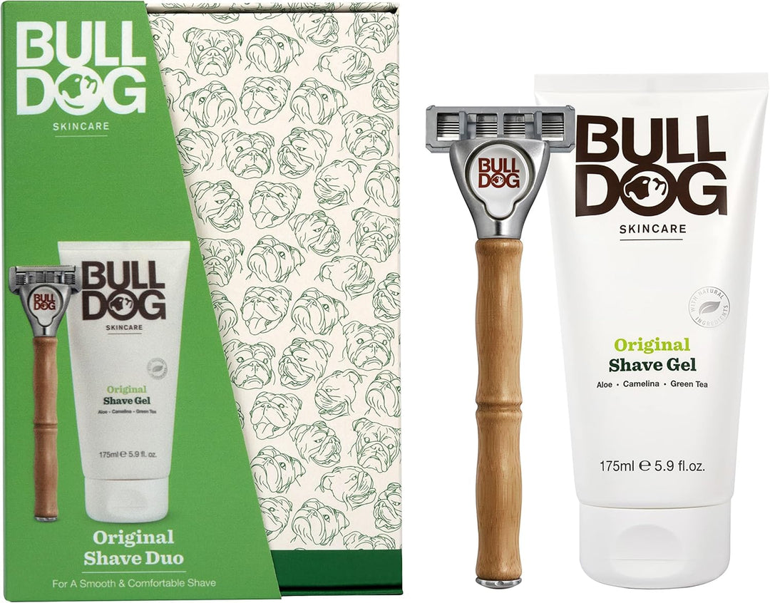 Bulldog Hautpflege für Männer Weihnachten Geschenkset Original Shave Duo