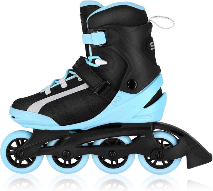 Spokey MrFIT &amp; MrsFIT Inline-Skates für Männer und Frauen mit dreifachem Verschlusssystem, Grösse 36