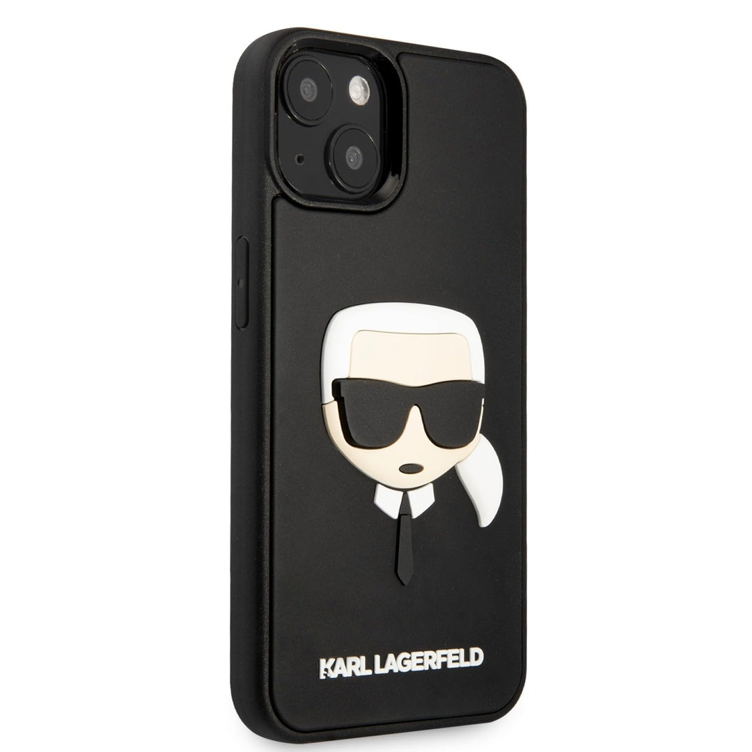 KARL LAGERFELD KLHCP14MKH3DBK hülle für iPhone 14 Plus 6,7" schwarz/Black hardcase 3D Rubber Karl`s