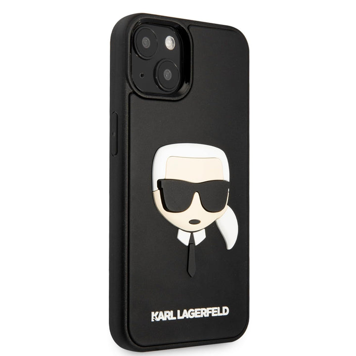 KARL LAGERFELD KLHCP14MKH3DBK hülle für iPhone 14 Plus 6,7" schwarz/Black hardcase 3D Rubber Karl`s