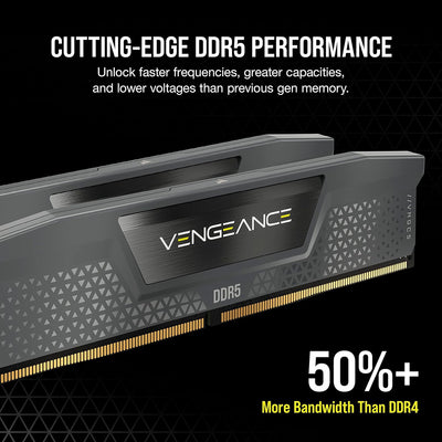 CORSAIR Vengeance DDR5 RAM 32GB (2x16GB) 5600MHz CL40 AMD Expo iCUE-Kompatibler Computerspeicher - G