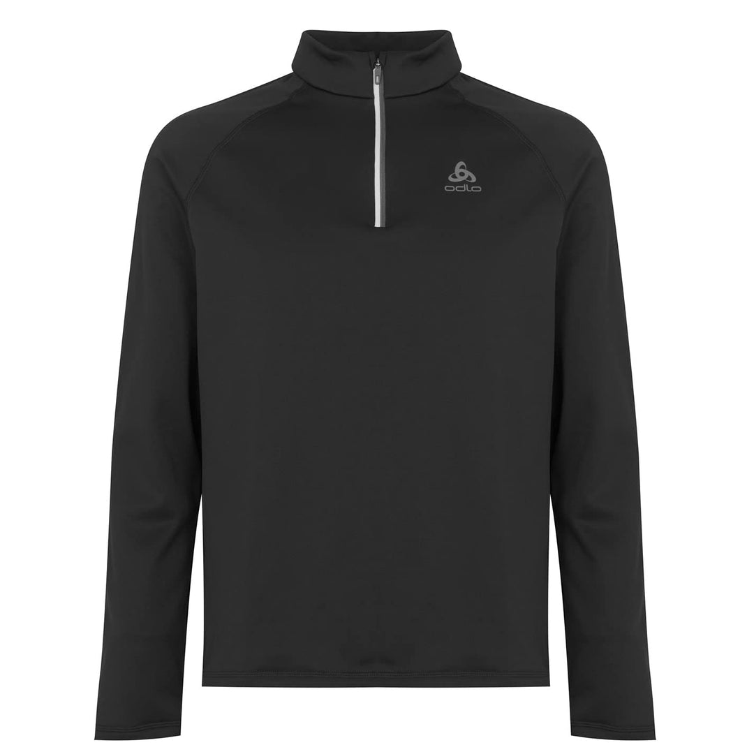 Odlo Herren Besso_542472 Mid Layer mit Reissverschluss S Schwarz, S Schwarz