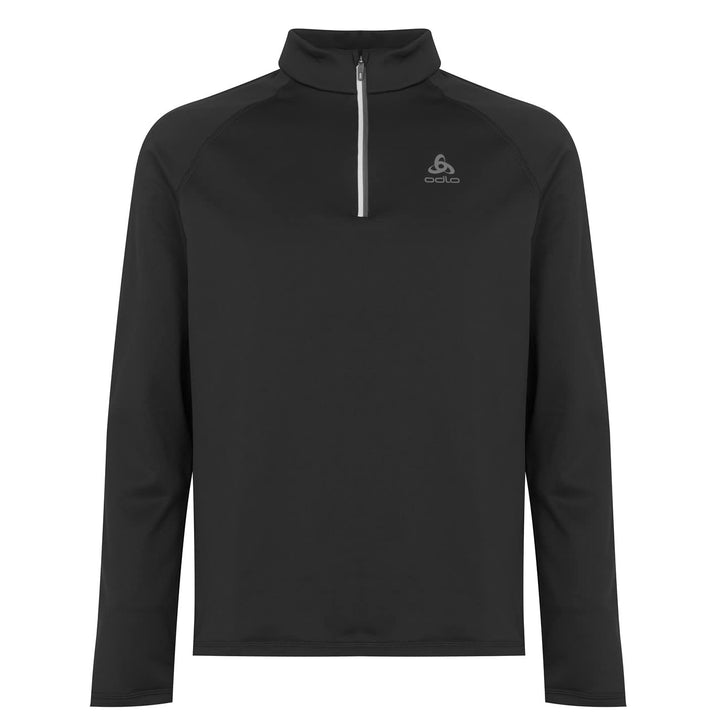 Odlo Herren Besso_542472 Mid Layer mit Reissverschluss S Schwarz, S Schwarz