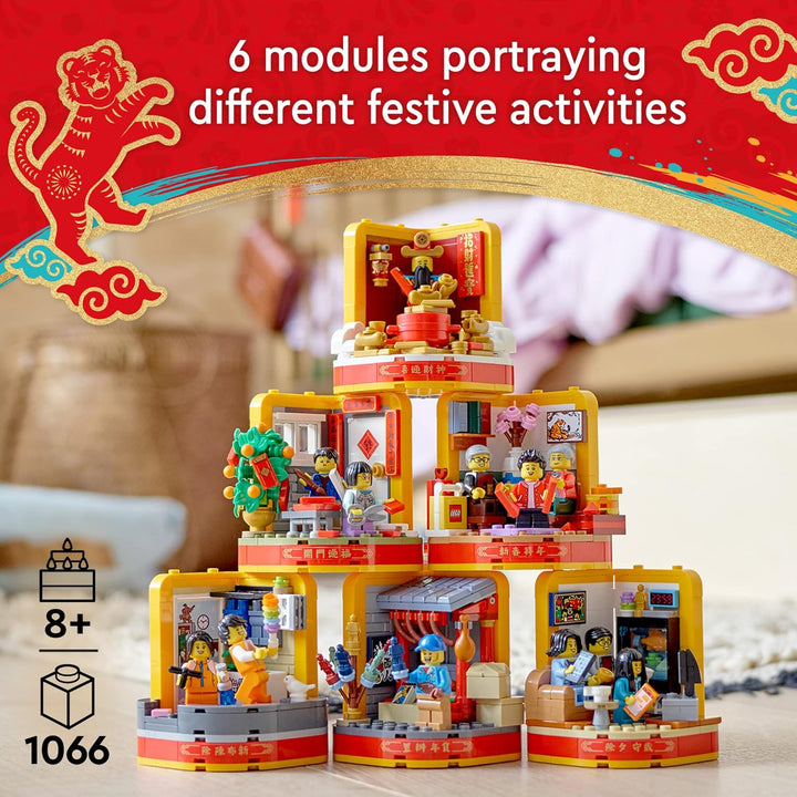 LEGO 80108 Mondneujahrstraditionen Frustfreie Verpackung, Frustfreie Verpackung