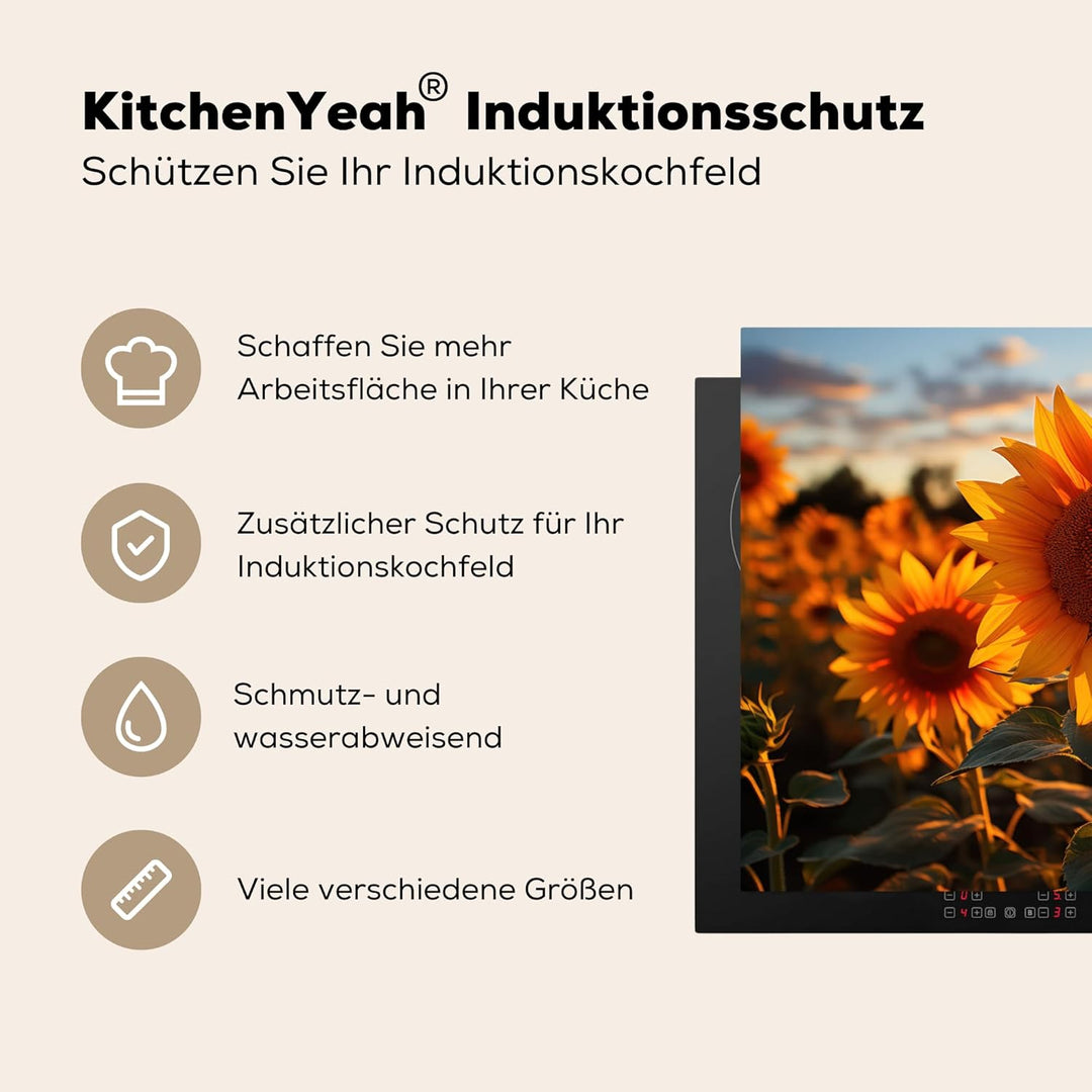 Herdabdeckplatte Einteilig Ceranfeld Abdeckplatte Küche Deko Ceranfeldabdeckung Herdabdeckung Indukt