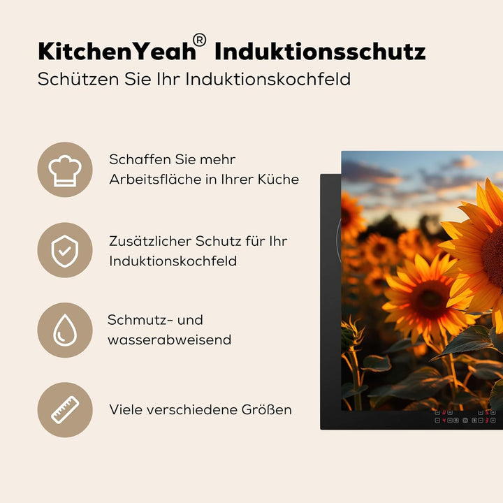 Herdabdeckplatte Einteilig Ceranfeld Abdeckplatte Küche Deko Ceranfeldabdeckung Herdabdeckung Indukt