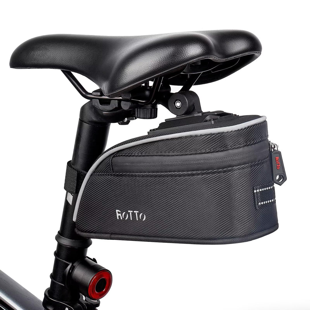 ROTTO Fahrrad Satteltasche Fahrradtasche Sattel mit Schnellspanner für Rennrad Mountainbike 1.5L