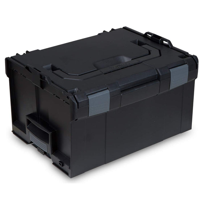 L-BOXX® 238 Bosch Sortimo schwarz leer BSS Werkzeugkoffer Transportbox black, Schwarz
