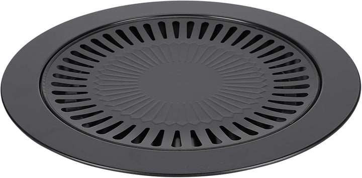 Yctze Barbecue Pan - Runder, rauchfreier Grillpfanne, Antihaft-Backblech, Grillplatte, BBQ-R?stblech